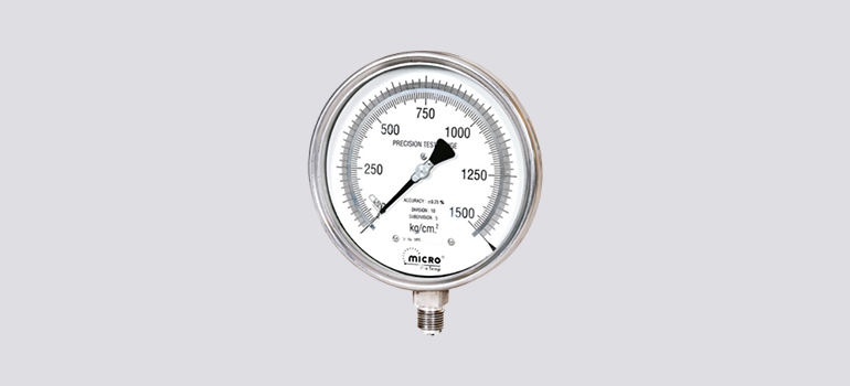 Precision Test Master Pressure Gauges